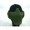 Black Bear Airsoft Stalker Style Shadow Mesh Mask OD