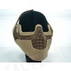 Black Bear Airsoft Stalker BAT Style Raider Mesh Mask Tan