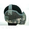 Stalker Type Half Face Metal Mesh Raider Mask Ver. 2 ACU Camo