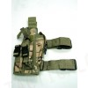 Univeral Drop Leg Large Pistol Frame Holster Multi Camo