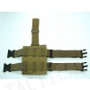 Triple MP5 Magazine Drop Leg Pouch Coyote Brown