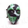 Full Face Hockey Type Airsoft Mesh Goggle Mask Green