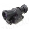 PVS-14 NVG Style 3x Magnifier Scope with Red Laser Black