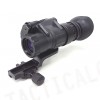 PVS-14 NVG Style 3x Magnifier Scope with Red Laser Black