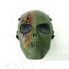 Army of Two Skull Full Face Airsoft Protector Mask OD