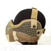 Stalker Type Half Face Metal Mesh Raider Mask Ver. 2 Desert Camo