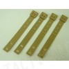 Big Dragon Molle Short Malice Clip 4pcs Set Tan