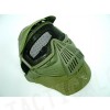 Full Face Airsoft Goggle Mesh Mask w/Neck Protect OD