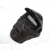 Full Face Airsoft Goggle Mesh Mask w/Neck Protect BK