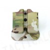 IMI Style Double Pistol Magazine Paddle Pouch Multi Camo