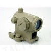 1x24 Micro T-1 Red/Green Dot Sight Scope w/QD High Mount Tan