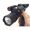 Tactical LED Weapon Light Foregrip Flashlight with Red Laser