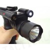 Tactical LED Weapon Light Foregrip Flashlight with Red Laser