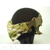 Light Weight Neoprene Hard Foam Half Face Mask Multi Camo