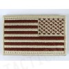 US United States USA Reverse Flag Velcro Patch Desert Tan