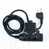 Element U94 Headset PTT for Midland 2 Pin Radio - Z113