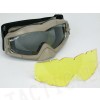 Airsoft OP AEC Tactical Goggles with 2 Lens Tan