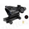 ACOG Type Optical Fiber Red Illuminated Dot Sight (Dual Power)