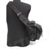 Tactical Utility Shoulder Pack Carrier Bag Black