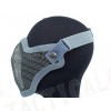 Deluxe Stalker Type Half Face Metal Mesh Protector Mask ACU