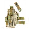 Univeral Drop Leg Large Pistol Frame Holster A-TACS Camo