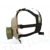 Full Face Dummy Gas Mask with Fan Ventilation Tan