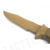 Dummy Plastic M37-K Seal Pup Knife with Sheath Tan