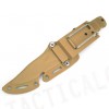 Dummy Plastic M37-K Seal Pup Knife with Sheath Tan