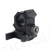 25mm/30mm Scope Red Dot Sight QD Lever Mount Black