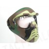 APS Heavy Duty Face Mask with Anti-Fog Lens Camo Woodland