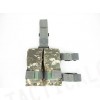 Double Magazine Drop Leg Pouch Digital ACU Camo