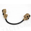 Z Tactical Light Microphone for Bowman Evo III Headset Tan