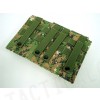 Airsoft Molle Triple Magazine Pouch Digital Camo Woodland