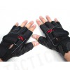 SWAT Half Finger Airsoft Non Slip Leather Combat Gloves