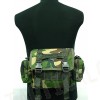 Molle Utility Shoulder Waist Pouch Bag L Camo Woodland