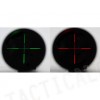 2-7x32 32mm Red/Green Illuminated Tri-rail Rifle Scope