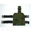 Airsoft Molle Drop Leg Panel Platform Camo Woodland