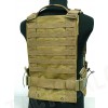 USMC Molle Hydration Combat Carrier Vest Coyote Brown