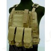 US Marine Assault Molle Plate Carrier Vest Coyote Brown