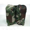 Airsoft Molle Double AK Magazine Pouch Camo Woodland