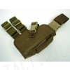 Tactical Drop Leg Pistol Holster Coyote Brown