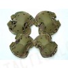 SWAT X-Cap Airsoft Paintball Knee & Elbow Pads Multi Camo