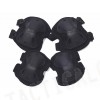 SWAT X-Cap Airsoft Paintball Knee & Elbow Pads Black