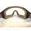 Airsoft Tactical Desert Goggle Glasses with 3 Lens Tan