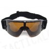 USMC Airsoft X800 Tactical Goggle Glasses GX1000 Brown