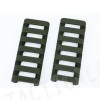 ERGO 7-Slot Ladder LowPro Rail Cover 2pcs Foliage Green