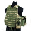 Molle Combat Strike Plate Carrier CIRAS Vest A-TACS FG Camo