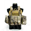 Molle Combat Strike Plate Carrier CIRAS Vest A-TACS AU Camo