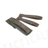 FMA High Quality Durable Tactical Molle System 5 Inch Long Malice Clips 3pcs Set Tan TB1031-DE