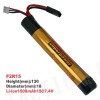 Firefox 7.4V 1500mAh LiPo Li-Po Li-Polymer Stick Battery 15C F2R15